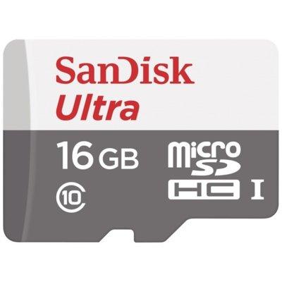 Karta pamięci SANDISK Ultra microSDHC 16GB 80MB/s Class 10 UHS-I