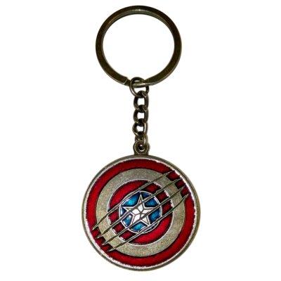 Brelok GOOD LOOT Marvel Civil War Captain America Shield Key Ring