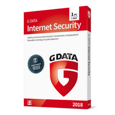 Program G DATA Internet Security 2018 (1 PC, 1 rok)