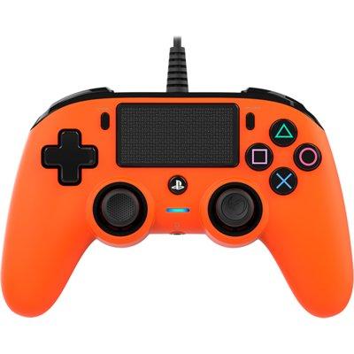 Kontroler BIG BEN Nacon Compact Controller Pomarańczowy do PS4
