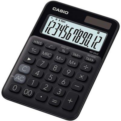 Kalkulator CASIO MS-20UC-BK-S Czarny