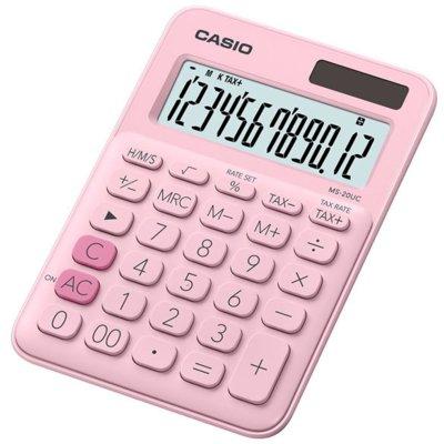 Kalkulator CASIO MS-20UC-PK-S Różowy