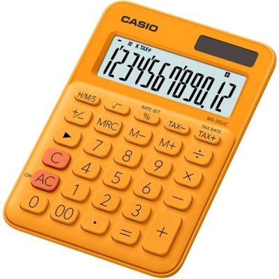 Kalkulator CASIO MS-20UC-RG-S Pomarańczowy