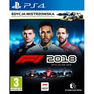 Gra PS4 F1 2018 Edycja Mistrzowska