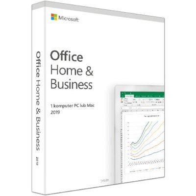 Program Microsoft Office Home and Business 2019 PL Box Win/Mac 32/64bit