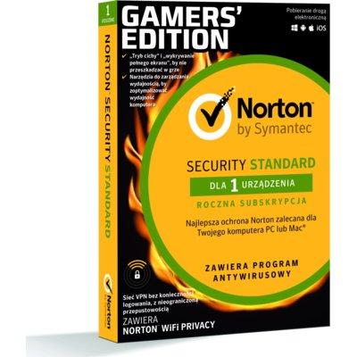 Program Norton Security Standard 3.0 (1 urządzenie, 1 rok) + Notron WiFi Privacy