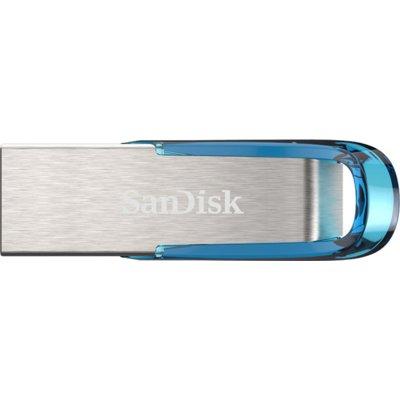 Pamięć USB SANDISK Ultra Flair 128 GB Niebieski