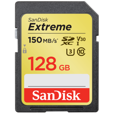 Karta pamięci SANDISK Extreme SDXC 128GB 150 MB/s Class 10 UHS-I U3