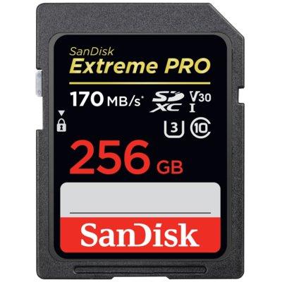 Karta pamięci SANDISK Extreme PRO SDXC 256GB 170 MB/s Class 10 UHS-I U3
