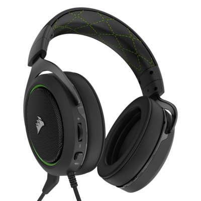 Zestaw słuchawkowy CORSAIR HS50 Stereo Zielony do Xbox One