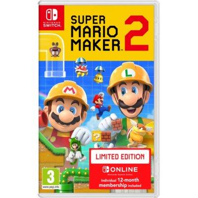 Gra Nintendo Switch Super Mario Maker 2 + Nintendo Switch Online 12 mies.
