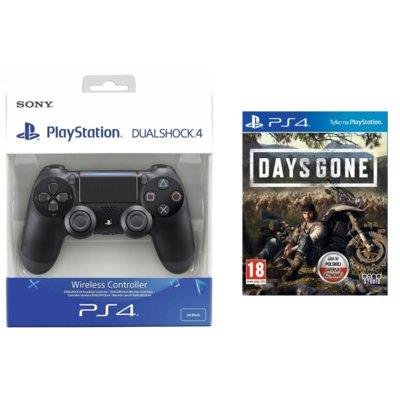 Kontroler bezprzewodowy SONY PlayStation DUALSHOCK 4 v2 Czarny + Days Gone