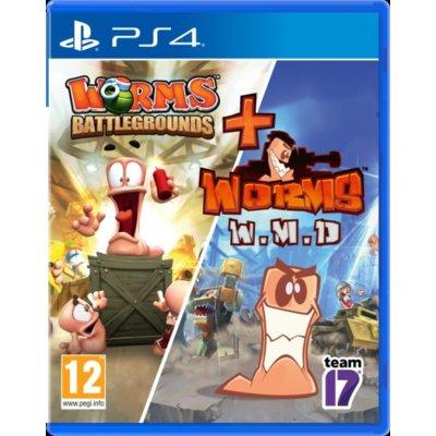 Gra PS4 Worms Battlegrounds + Worms W.M.D
