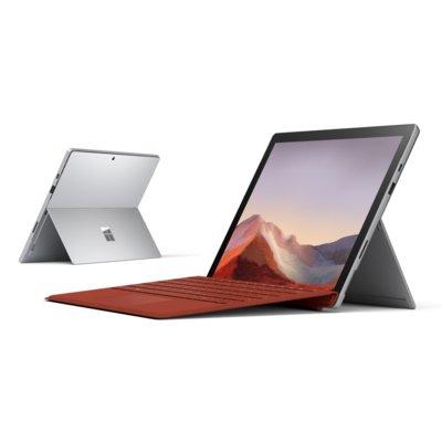 Laptop/Tablet 2w1 MICROSOFT Surface Pro 7 i5-1035G4/8GB/128GB SSD/INT/Win10H Platynowy VDV-00003 + klawiatura Type Cover Czerwony FFP-00113