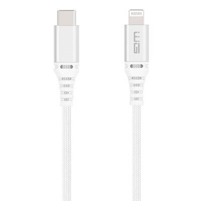 Kabel USB-C - Lightning WG 3A 1m Biały 8108