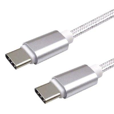 Kabel USB-C WG 3A 1m Biały 8026