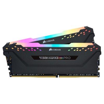 Pamięć RAM CORSAIR Vengeance RGB Pro 16GB (2x8GB) DDR4 4000MHz C19 Black CMW16GX4M2K4000C19