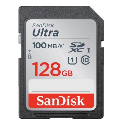 Karta pamieci SANDISK SDXC 128GB Ultra 100MB/s SDSDUNR-128G-GN6IN