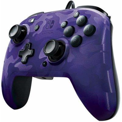 Kontroler PDP Faceoff Deluxe+ Audio Wired Controller - Camo Purple
