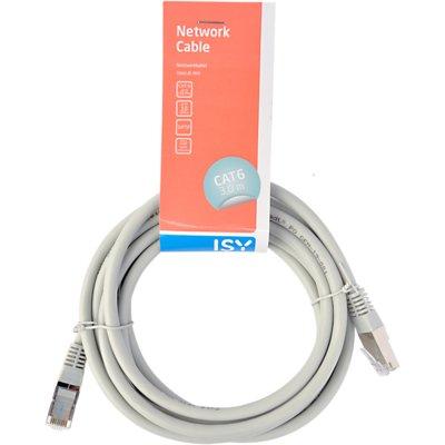 Kabel sieciowy ISY IPC-6030 S/FTP Cat6 3,0 m Biały