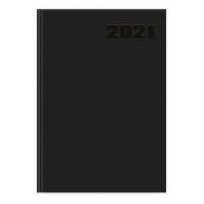 Kalendarz 2021 książkowy a5 basic dtp czarny