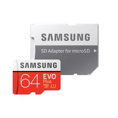 Karta pamięci SAMSUNG EVO Plus (2020) 64GB MicroSD MB-MC64HA/EU + adapter