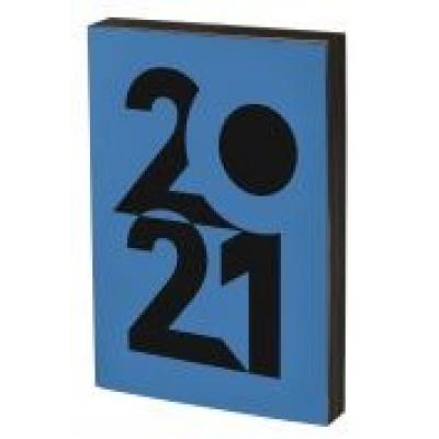 Kalendarz 2021 art a5 niebieski dns antra