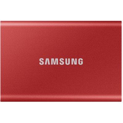 Zewnętrzny dysk SSD SAMSUNG T7 USB 3.2 500 GB Czerwony MU-PC500R/WW