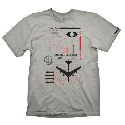 Koszulka KOCH MEDIA Call of Duty: Cold War T-Shirt Radar Light Grey - rozmiar L