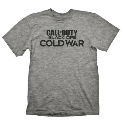 Koszulka KOCH MEDIA Call of Duty Cold War T-Shirt Logo Grey Melange - rozmiar L