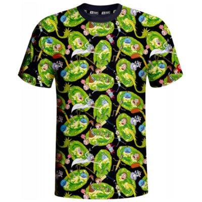 Koszulka GOOD LOOT Rick and Morty Pattern Wanted T-shirt rozmiar S