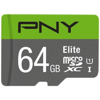 Karta PNY microSDXC Elite 64GB SDUX64U185GW-GE