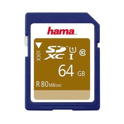 Produkt z outletu: Karta pamięci HAMA SDXC 64GB UHS-I 80MB/s Class 10