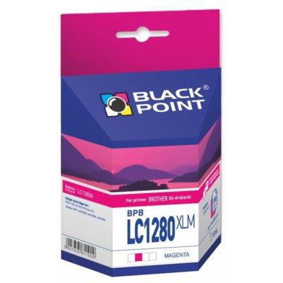 Produkt z outletu: Wkład atramentowy BLACK POINT BPBLC1280XLM Zamiennik Brother LC1280M