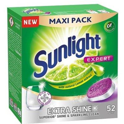 Produkt z outletu: Tabletki do zmywarki SUNLIGHT Expert Extra Shine 52 szt.