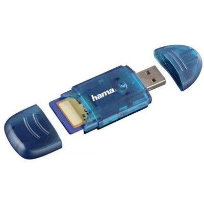 Produkt z outletu: Czytnik HAMA CZYTNIK 6 W 1 USB 2.0 Niebieski