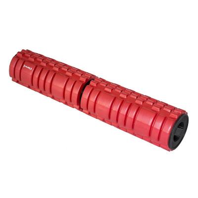 Wałek fitness/roller skręcany 68cm fs112 czerwony - hms - czerwony