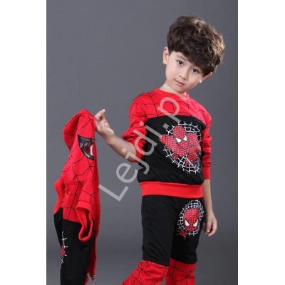 Spider man dres dla chłopca trzy częściowy, spodnie+bluza+kamizelka 0252