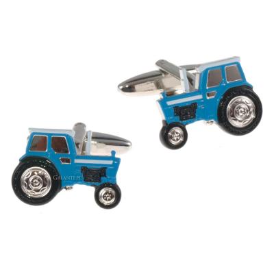 Spinki do mankietów niebieski traktor sd-1296