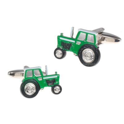 Spinki do mankietów zielony traktor sd-1404