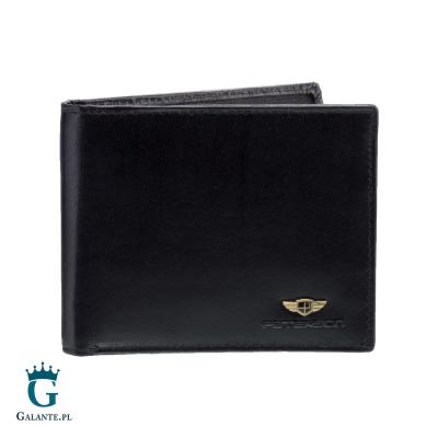 Kompaktowy portfel męski skórzany peterson 380 rfid