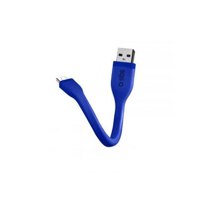 SBS Kabel USB-micro-USB Niebieski