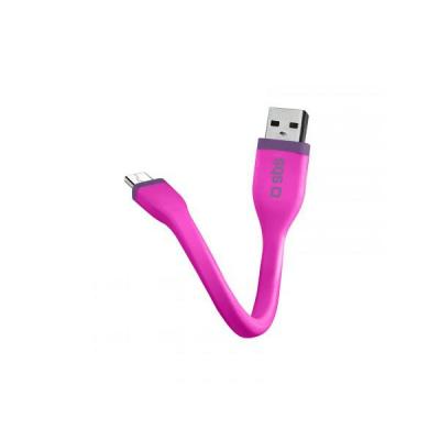 SBS Kabel USB-micro-USB Rózowy