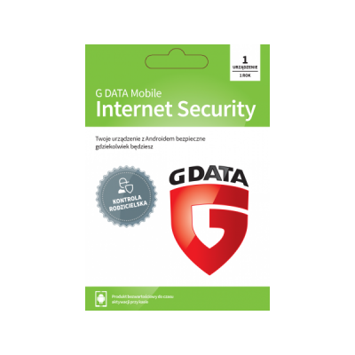 G DATA G DATA Mobile Internet Security dla Android 1 Rok 1 Urządzenie >> ZAMÓW DO DOMU > RATY DO 20X0% > SUPER PROMOCJE > SPRAWDŹ W NEONET