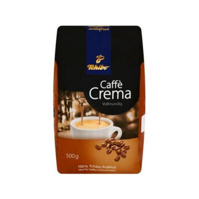 TCHIBO Kawa ziarnista Caffe Crema Vollmundig 0.5kg >> DO 30 RAT 0% Z ODROCZENIEM NA CAŁY ASORTYMENT! RRSO 0% > BEZPIECZNE ZAKUPY Z DOSTAWĄ DO DOMU