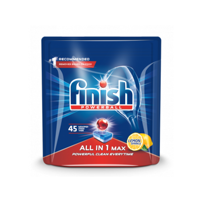 FINISH Tabletki All-in-1 Max 45 cytrynowe
