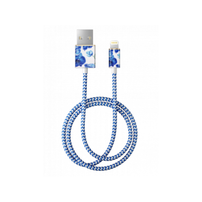 IDEAL USB-Lightning Fashion 1 m (baby blue orchids) >> ZGARNIJ NAWET 7000 ZŁ RABATU PRZY ZAKUPIE MIN. 2 RÓŻNYCH PRODUKTÓW!