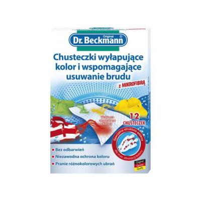 DR. BECKMANN Chusteczki wyłapujące kolor i brud (12szt.)