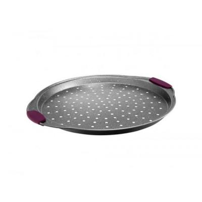 AMBITION Forma do pizzy z silikonowymi uchwytami Glamour purple 33 cm (83002)
