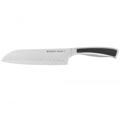 AMBITION Nóż Santoku z przetłoczeniami Premium 17,5 cm (20477)